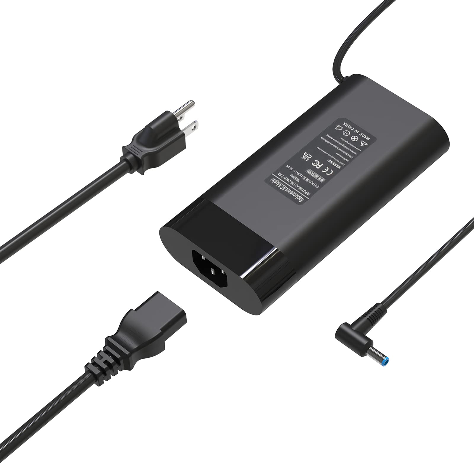 Caricatore 200W Per HP Omen, Pavilion, Victus E ZBook – Presa 4.5mm Con Compatibilità 150W/135W, Sostituisce TPN‑DA10 E ADP‑200HB