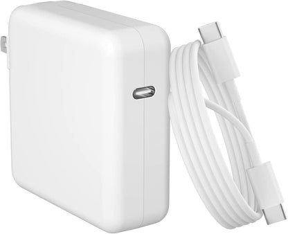 Mac Book Pro Charger - 96W USB C Charger Fast Charger for USB C Port MacBook pro & MacBook Air, ipad Pro, Samsung Galaxy and All USB C Device, 6.6 ft USB C to USB C Cable Included